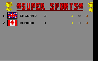Super Sports atari screenshot